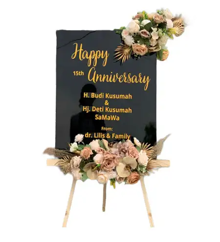 Papan Bunga Akrilik Mesat Seni