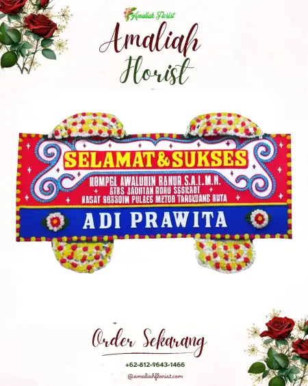 Papan Bunga Ucapan Selamat Mesat Seni